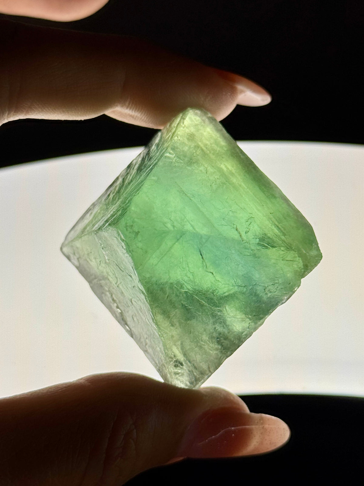 Ottaedro di Fluorite