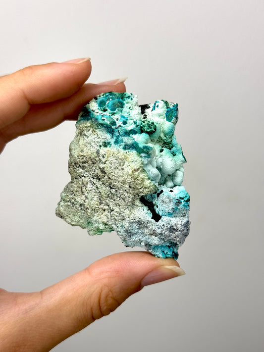 Crysocolla botroidale (con malachite) - Congo
