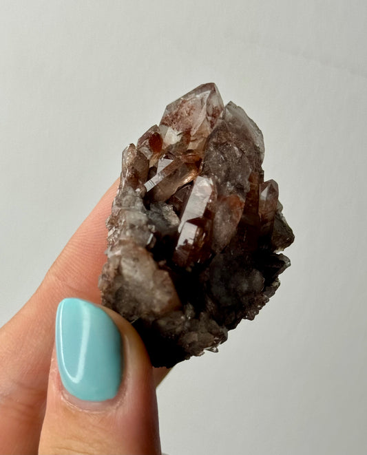 Cluster quarzo ematoide - Brasile