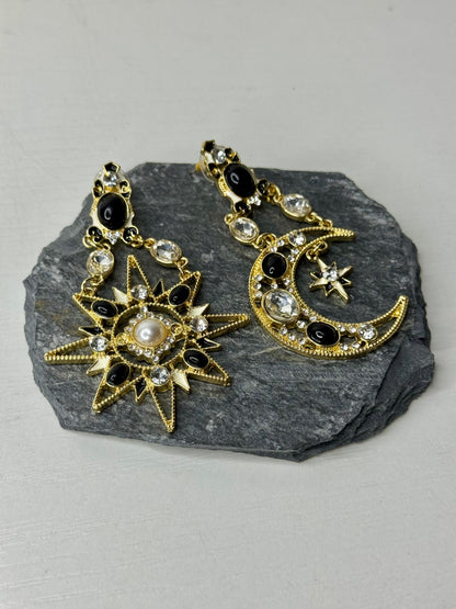 Orecchini "Noctis & Solis" - Rame