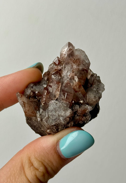 Cluster quarzo ematoide - Brasile