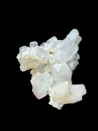 Aggregato di apofillite e stilbite bianca