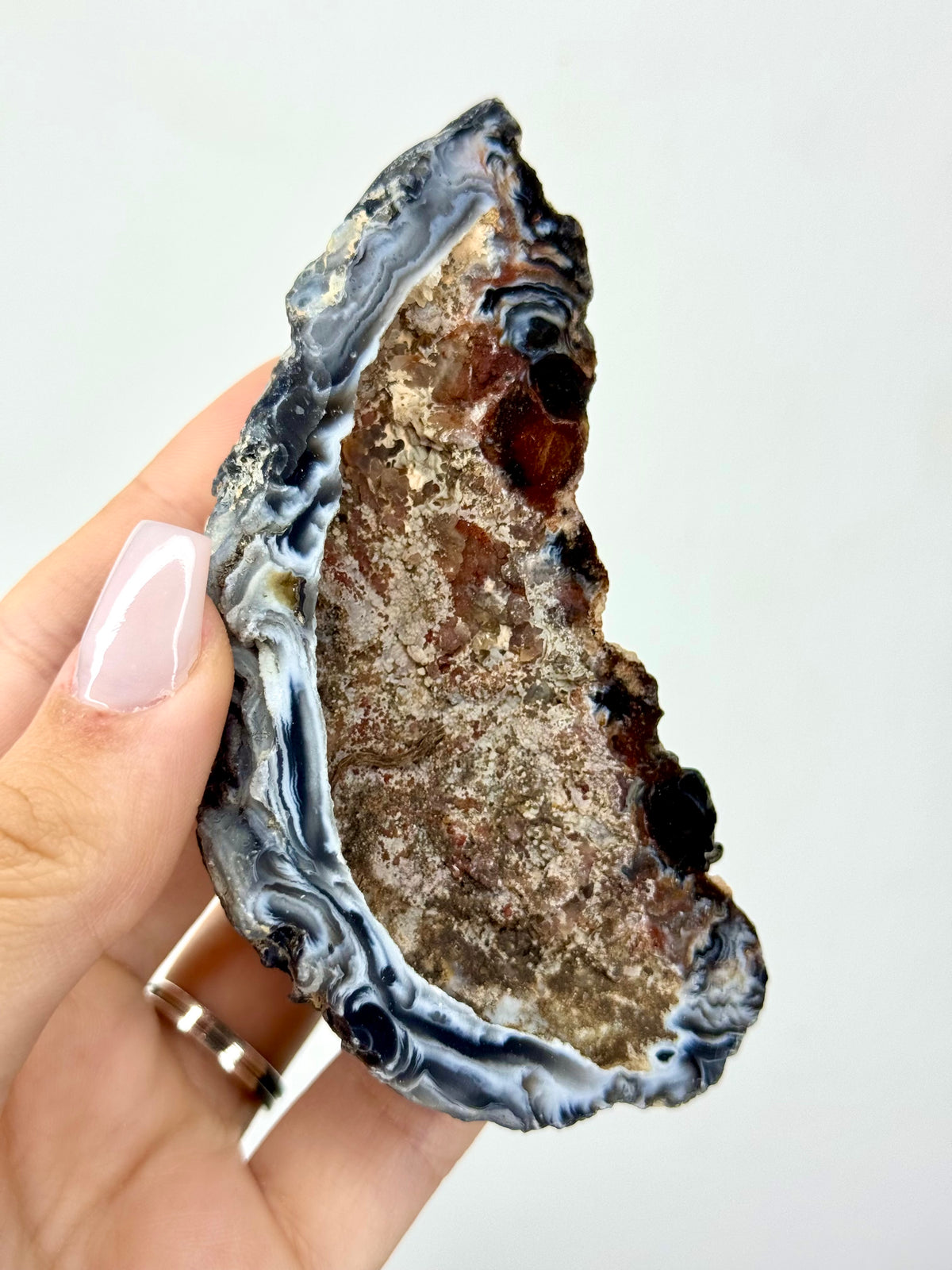 Geode di Agata Naturale
