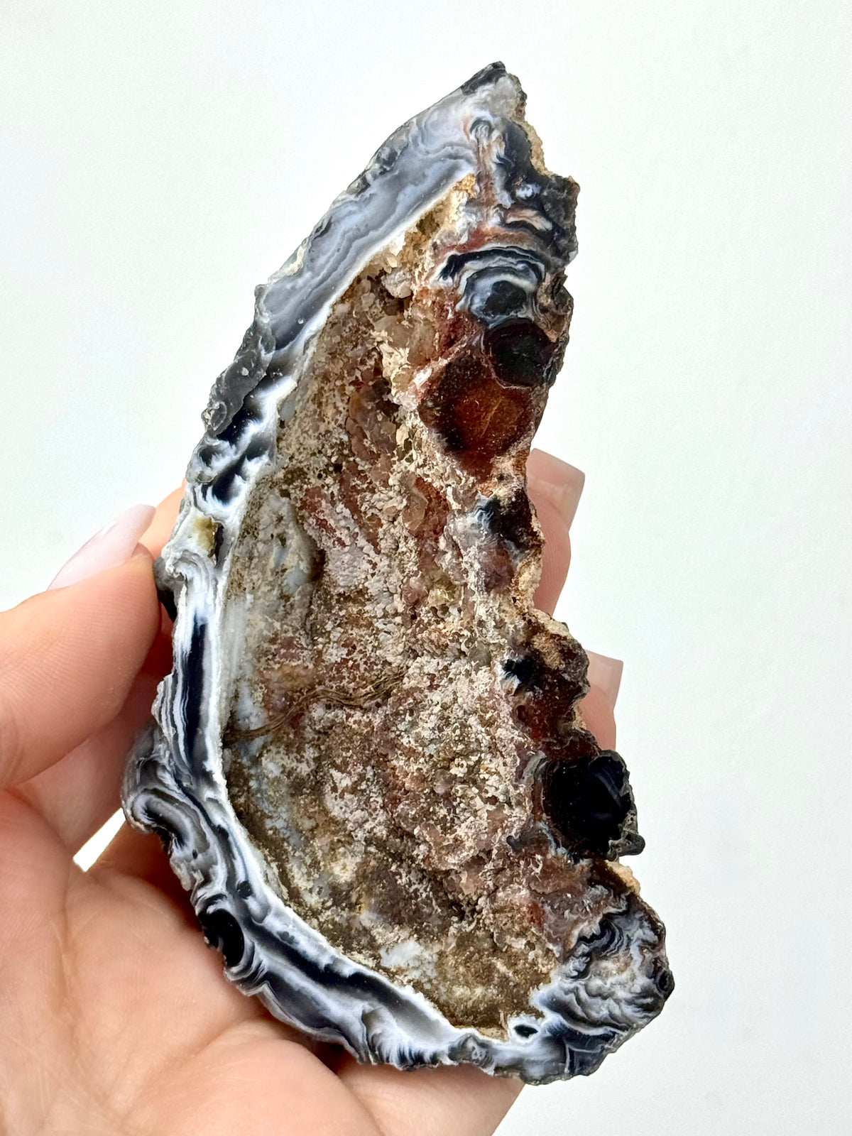 Geode di Agata Naturale