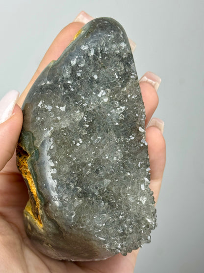 Drusa di Prasiolite - Uruguay