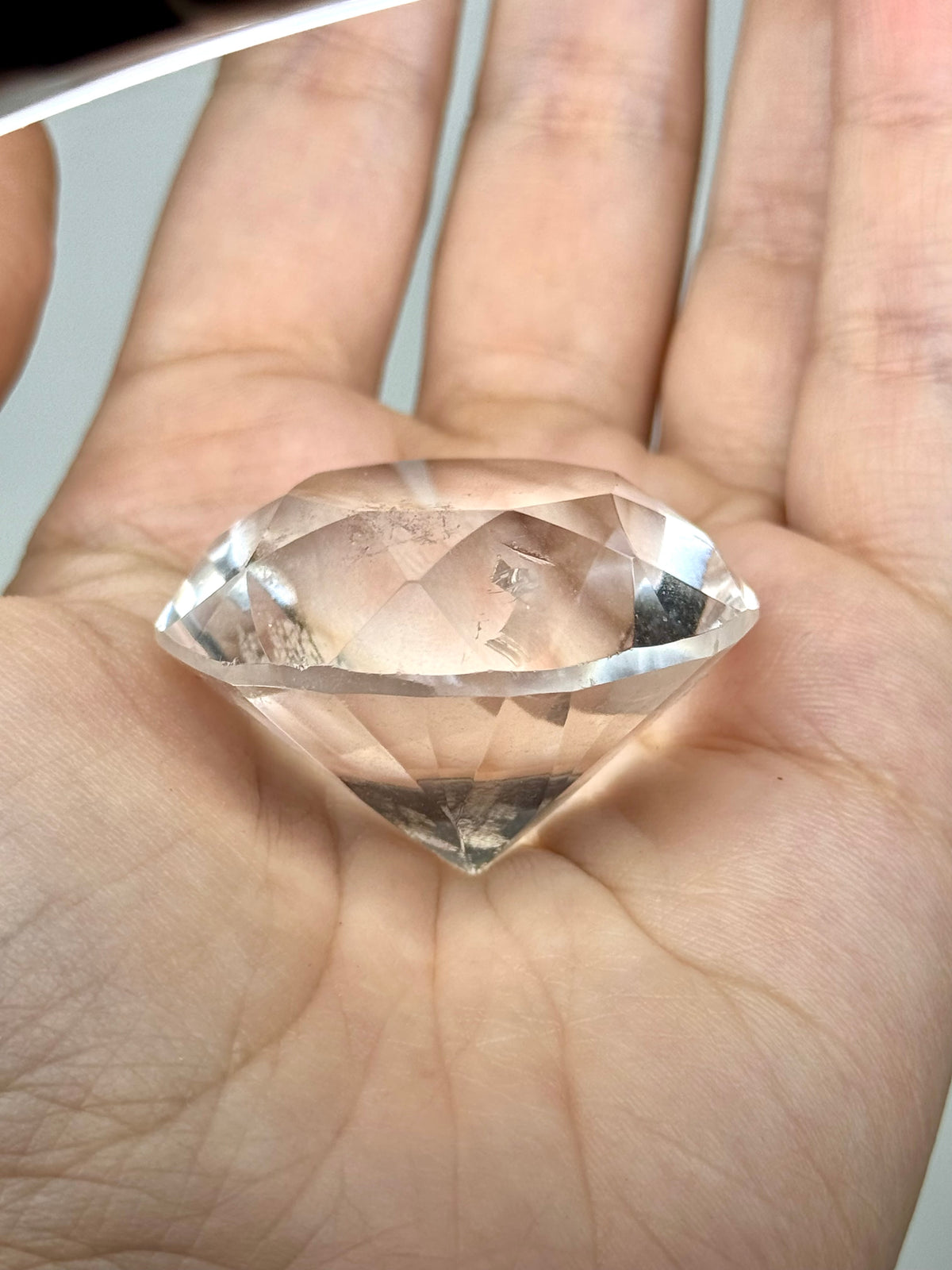 Diamante in Quarzo Ialino Extra Top Quality - Brasile