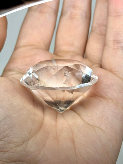 Diamante in Quarzo Ialino Extra Top Quality - Brasile