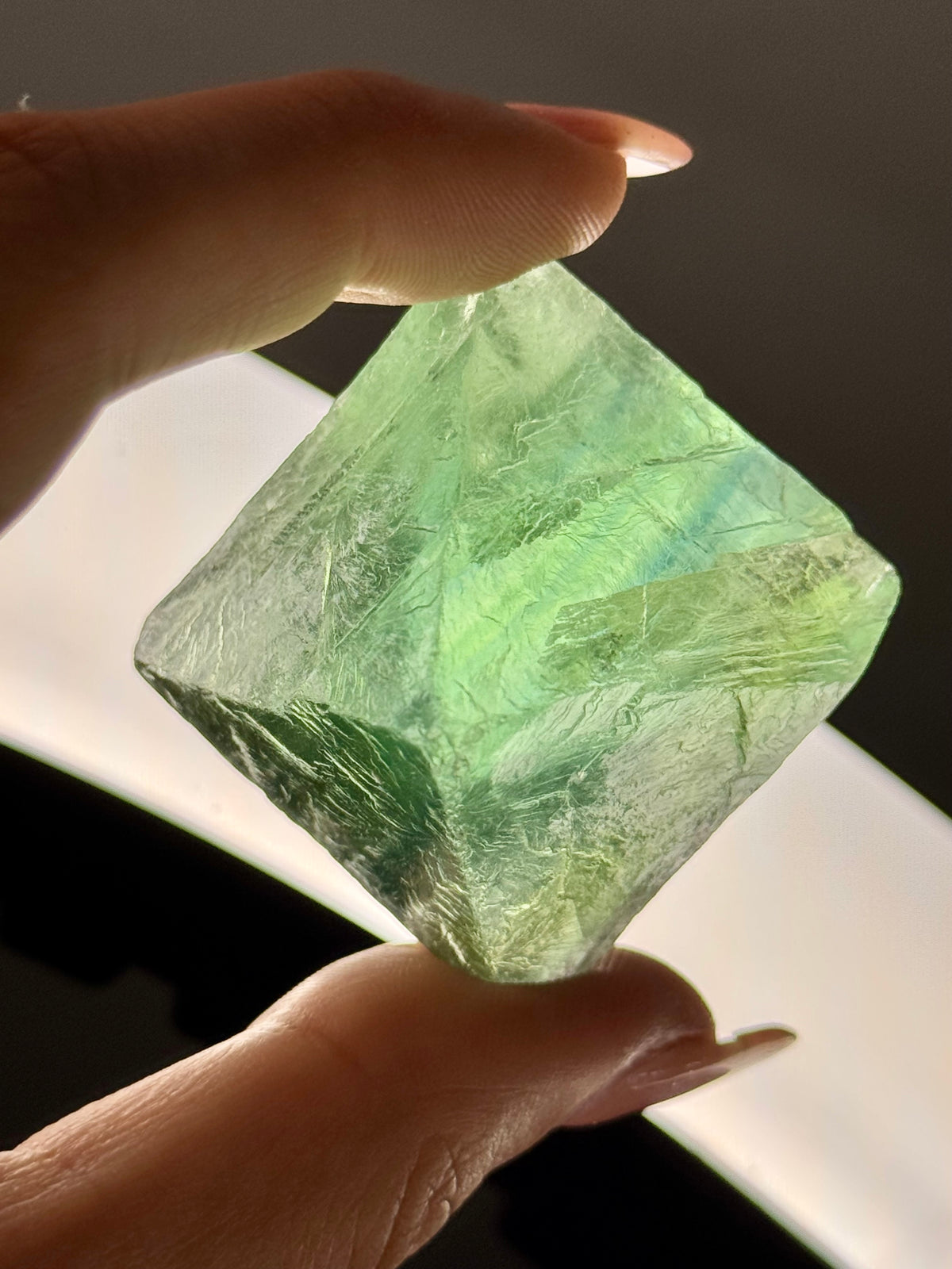 Ottaedro di Fluorite