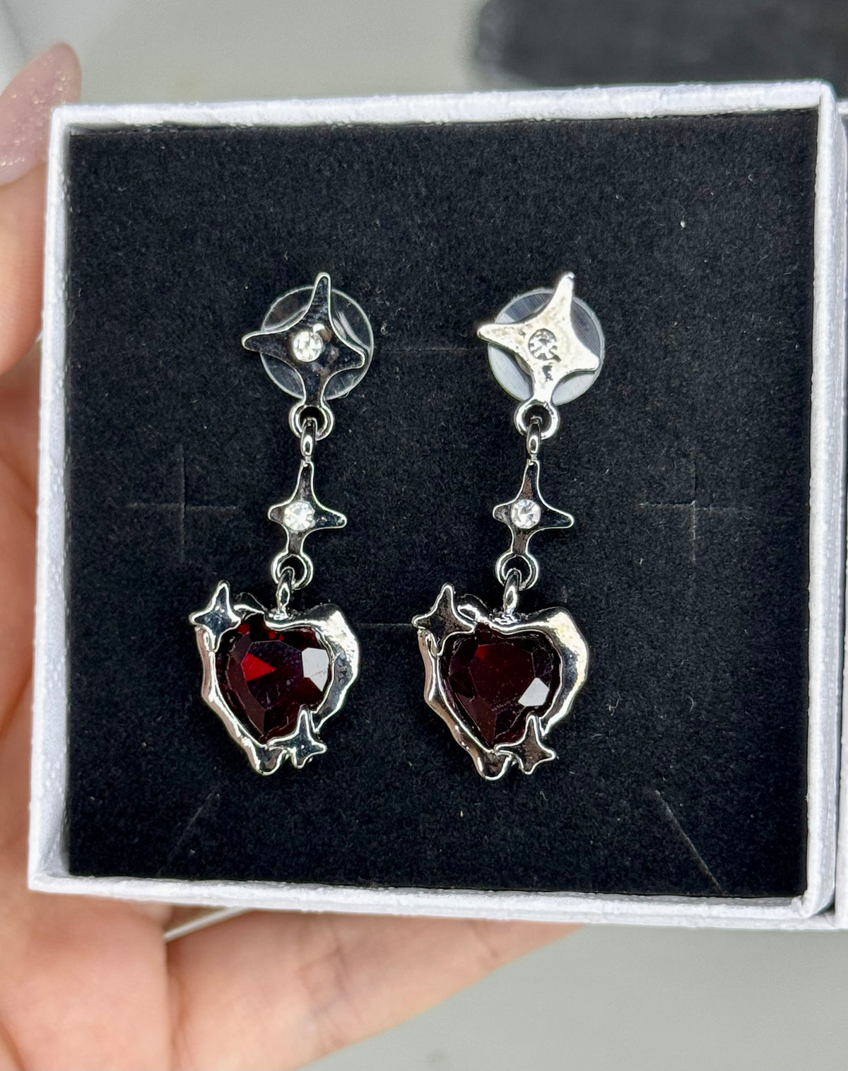Orecchini pendenti “Gothic Soul” – Argento 925 brunito