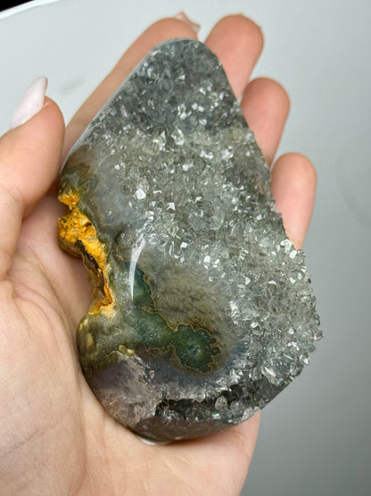 Drusa di Prasiolite - Uruguay