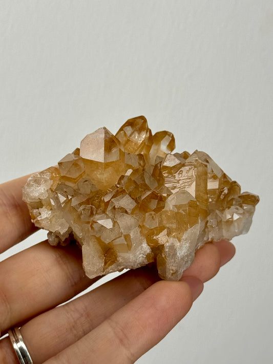 Quarzo ricoperto di ematite rosa - Brasile