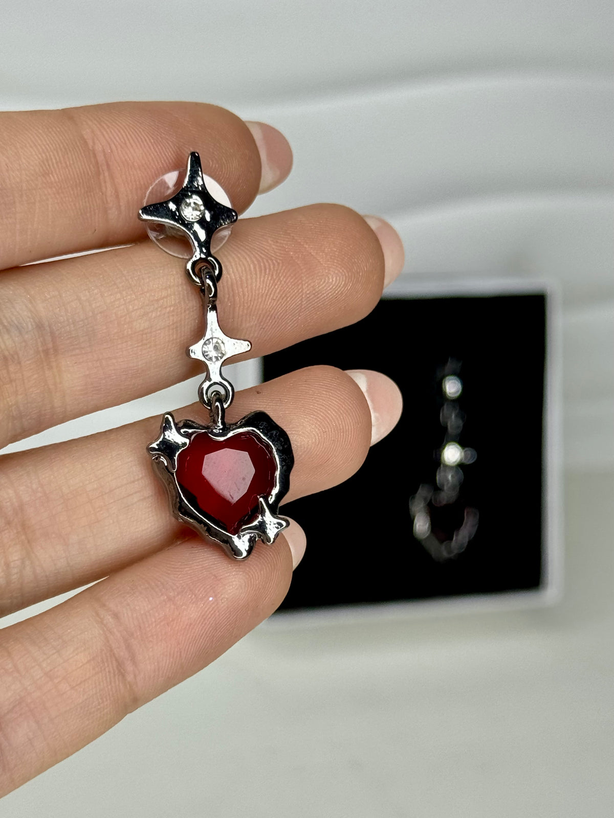 Orecchini pendenti “Gothic Soul” – Argento 925 brunito