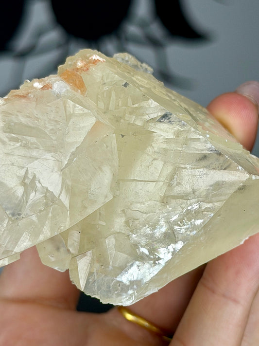 Calcite cubica trasparente